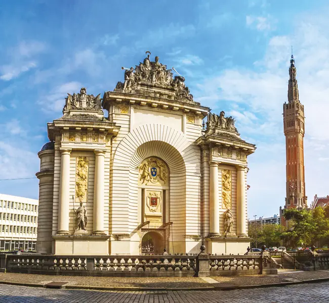 Photo de la Porte de Paris à Lille